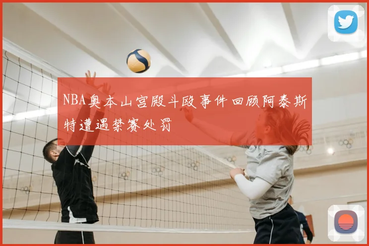 NBA奥本山宫殿斗殴事件回顾阿泰斯特遭遇禁赛处罚